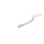 Collar Grace Collar de oro blanco de 18K con un diamante de 0,10ct talla brillante.