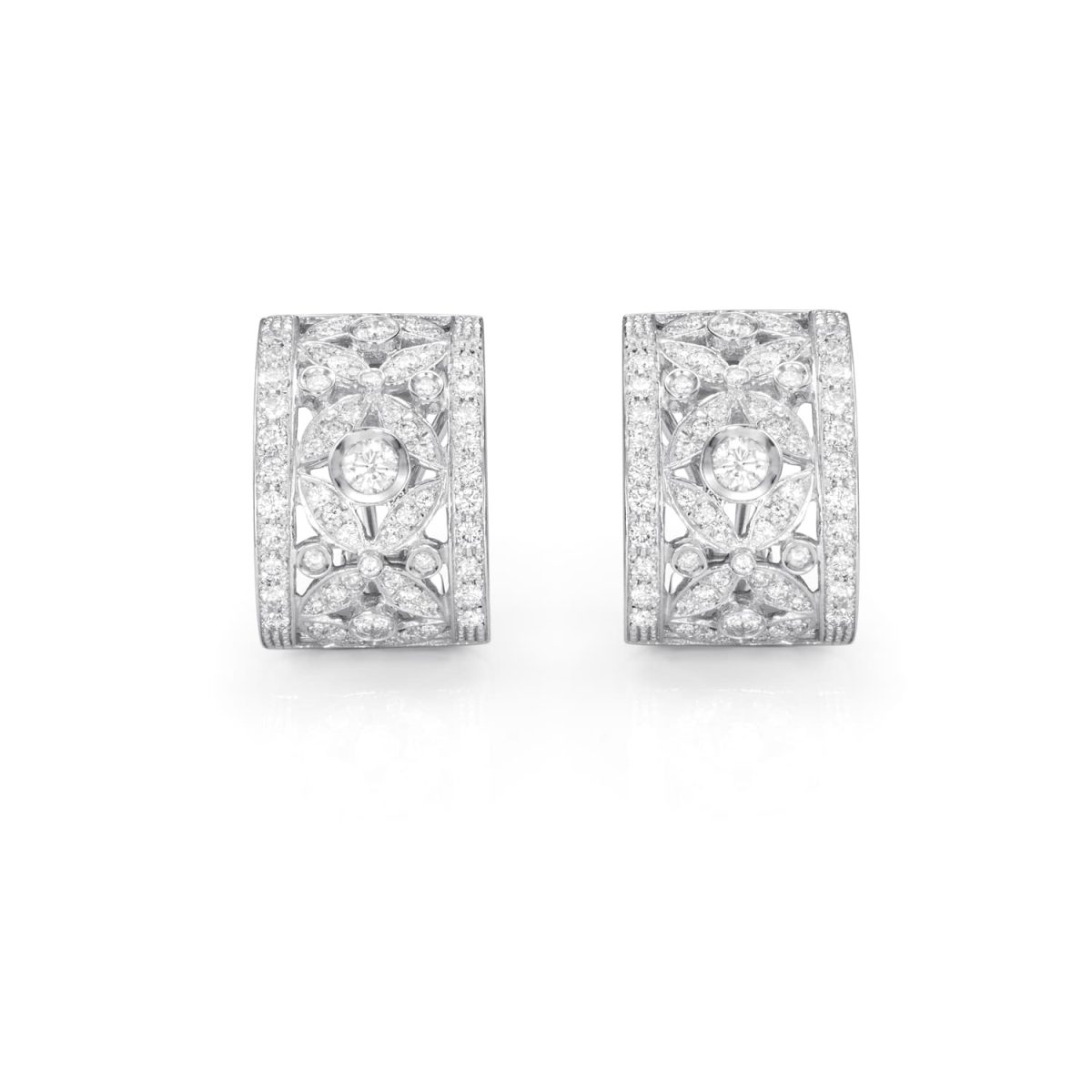 Pendientes Special Pendientes de oro blanco de 18K adornados con 2,20ct de diamantes talla brillante.