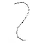 Pulsera Special Pulsera de oro blanco de 18K adornada con 0,58ct de diamantes talla brillante.