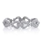 Pulsera Morango Pulsera de oro blanco de 18K adornada con 11,25ct de diamantes talla brillante.